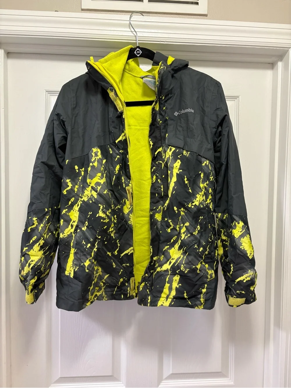 Columbia Boys' Bugaboo II Fleece Interchange Jacket ski 2 n 1